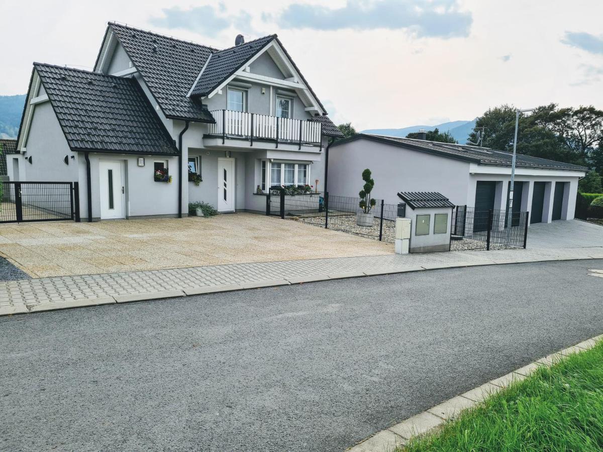 Dum Mnichov Bazen Klimatizace Villa Vrbno pod Pradědem Buitenkant foto